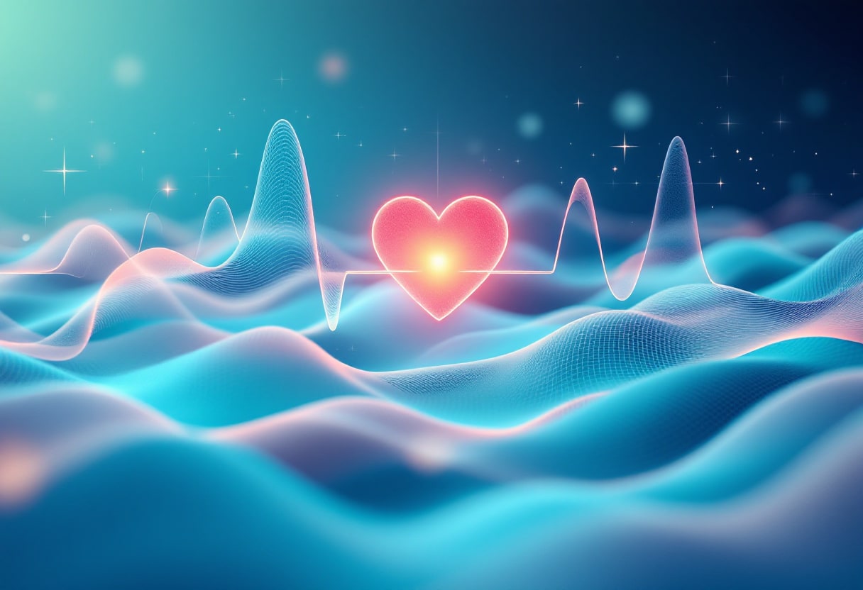 Visualisation de l'exercice de cohérence cardiaque avec cycles respiratoires